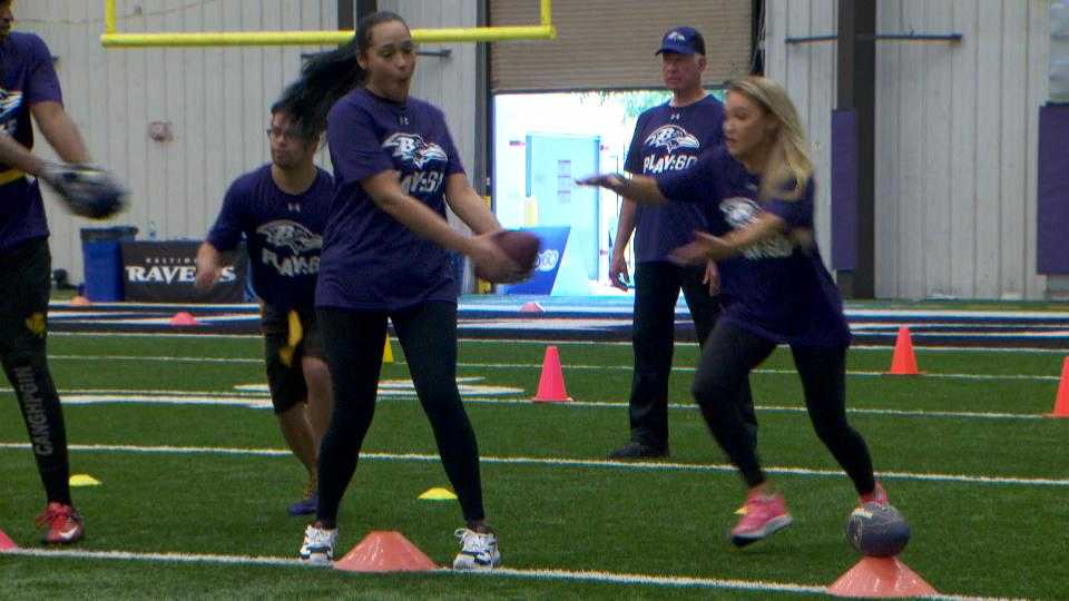 Baltimore Ravens Hosted PLAY 60 All-Ability Football Clinic at Hughes  Stadium - Morgan State University Athletics