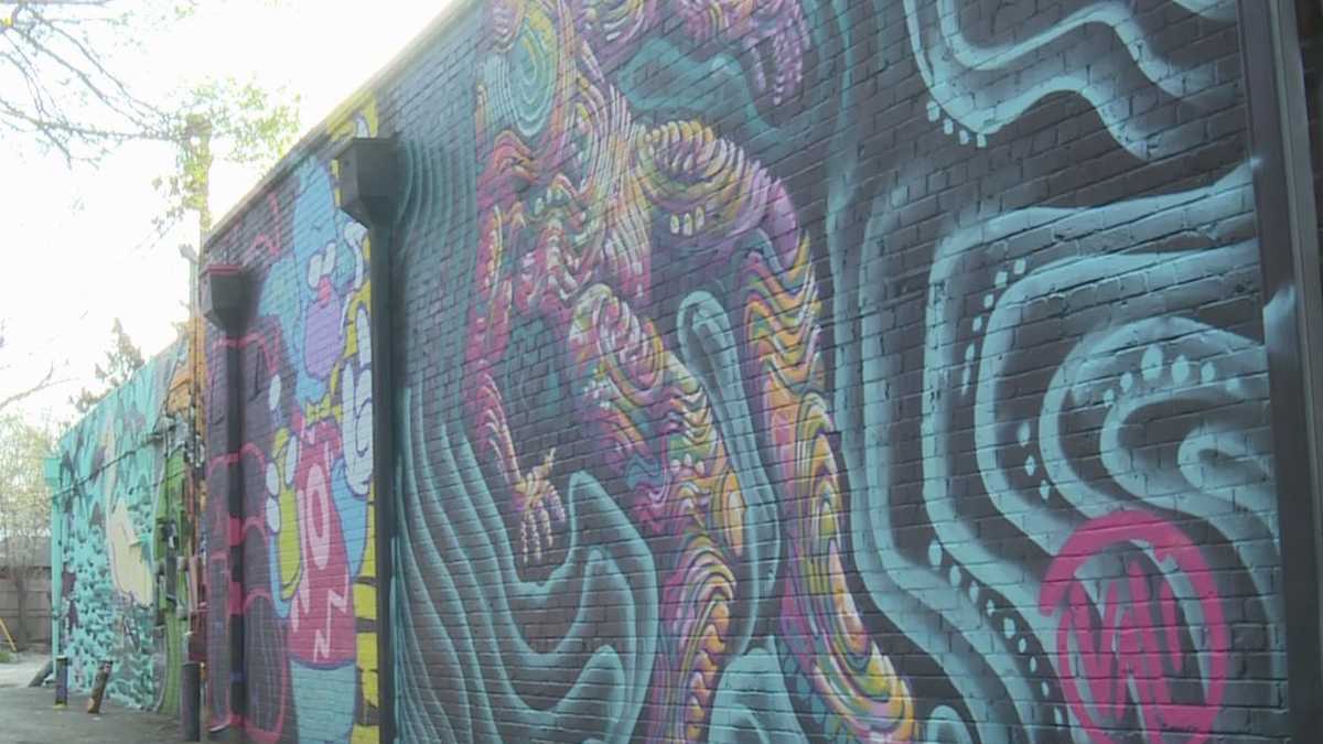 Oklahoma Fantastic Finds Plaza Walls murals in OKC