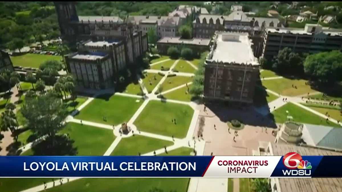 Here's a look back at the virtual graduation ceremony at Loyola University