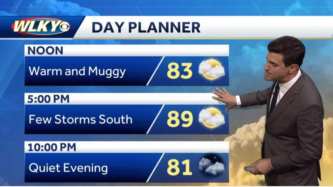 Storm chances continue into the weekend