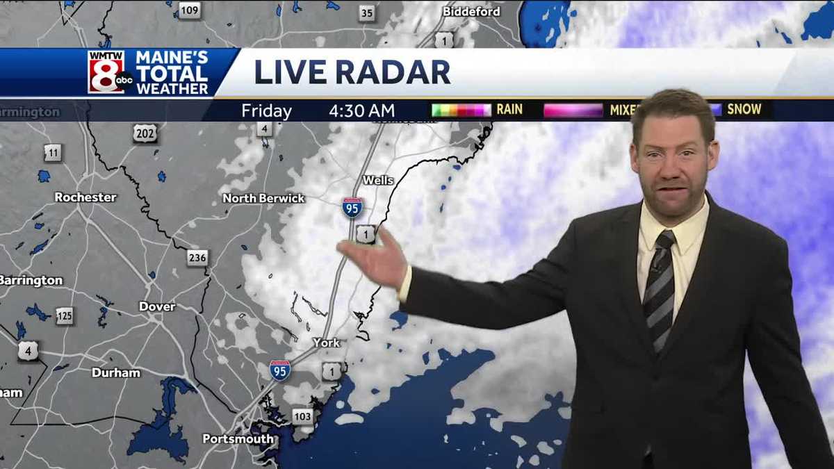 Today's 5AM forecast update