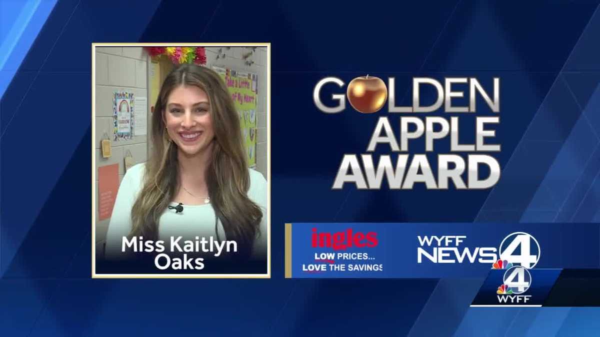 Golden Apple Award goes to Kaitlyn Oaks