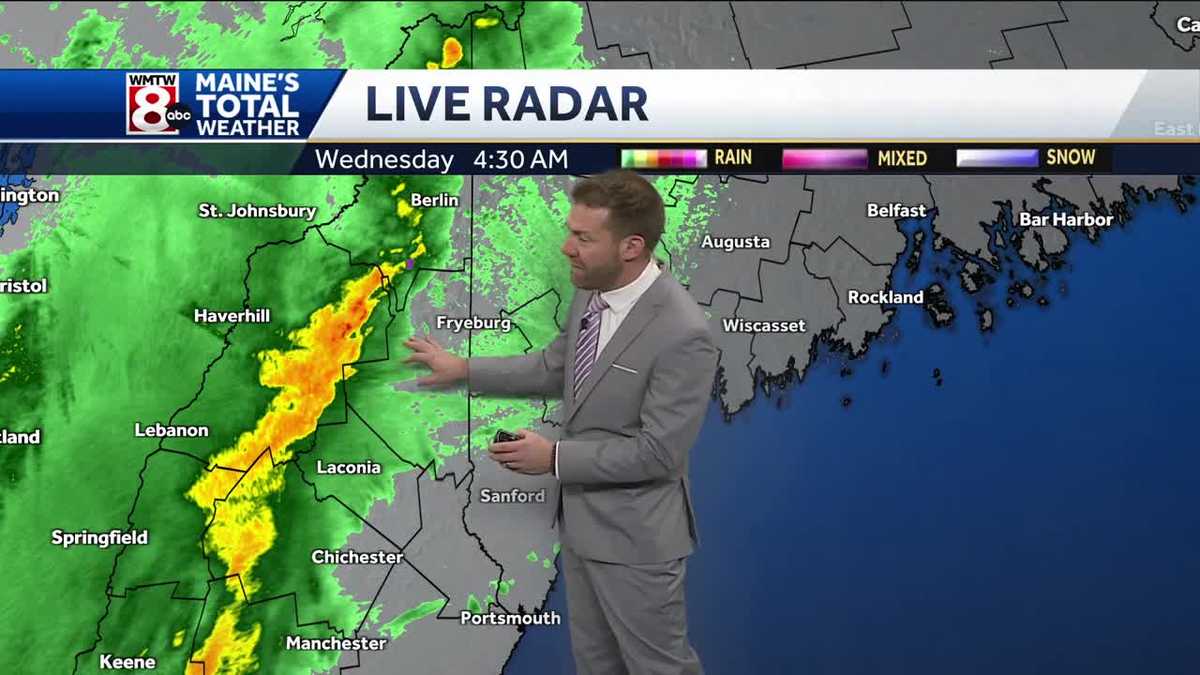 Today's 5AM forecast update - WMTW