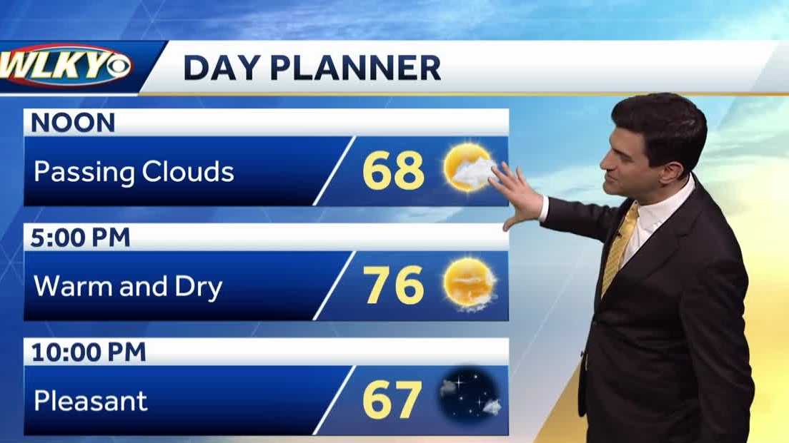 Warm and dry Tuesday