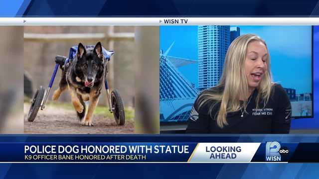 K9 Officer Bane to be honored with bronze statue - Vimarsana News