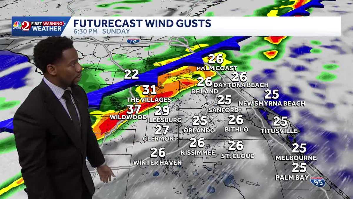 Timing Out Showers and Strong Winds with Impact Weather Expected For the Daytona 500 | February 13th
