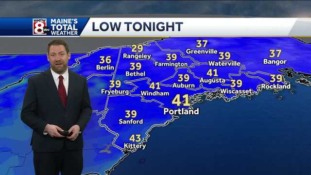 A few showers possible