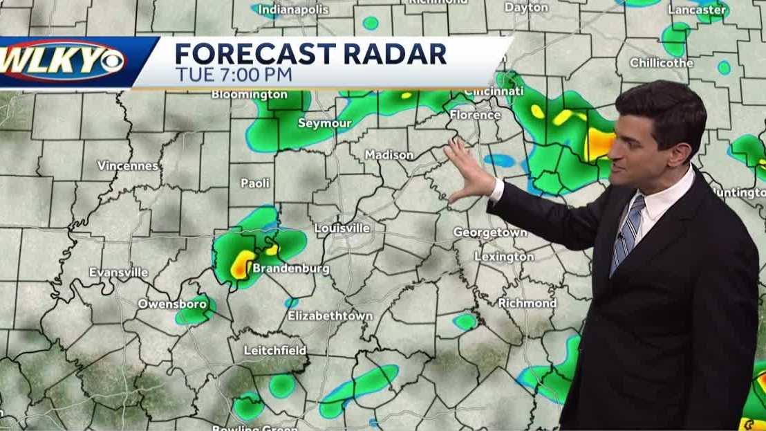 Scattered showers and storms expected Tuesday