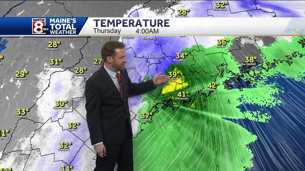Timing out Maine storm bringing snow during morning commute