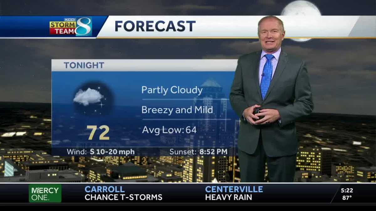 Evening Iowa weather forecast June 23, 2021