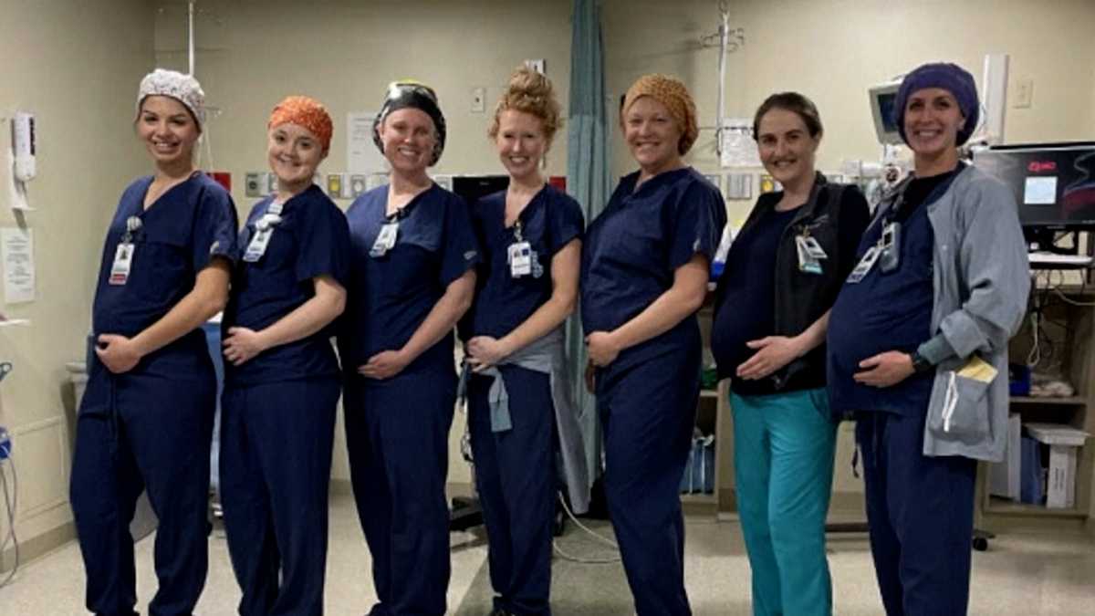 Nearly a dozen staff members at NH hospital pregnant at same time