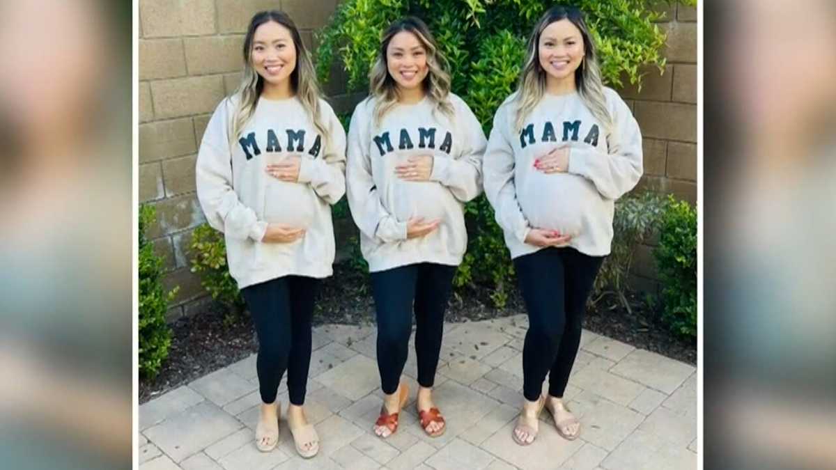 These Close Knit Triplets Are All Pregnant At The Same Time 