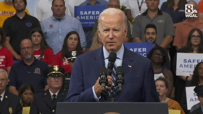 Joe Biden in Philadelphia Thursday to deliver prime-time speech