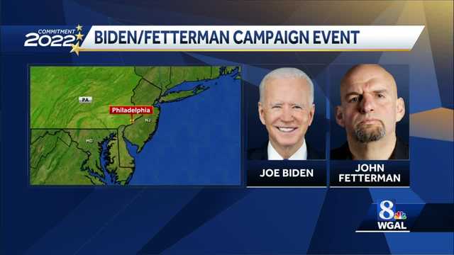 Biden visits Pa., makes campaign appearance for Fetterman - Vimarsana News