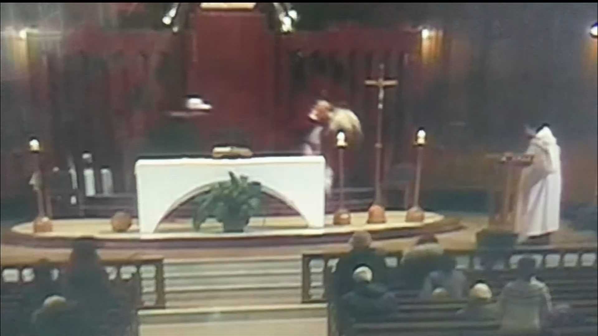 Priest Stabbed While Leading Mass; Suspect Arrested After Attack Is ...