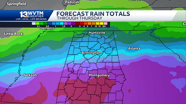 Occasional rain, cooler temperatures through the weekend - Vimarsana News