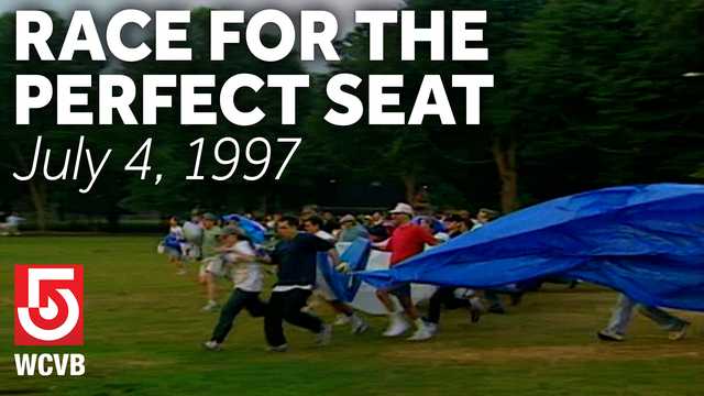 Boston Pops Fourth of July spectators race for perfect seat: July 4, 1997 - Vimarsana News