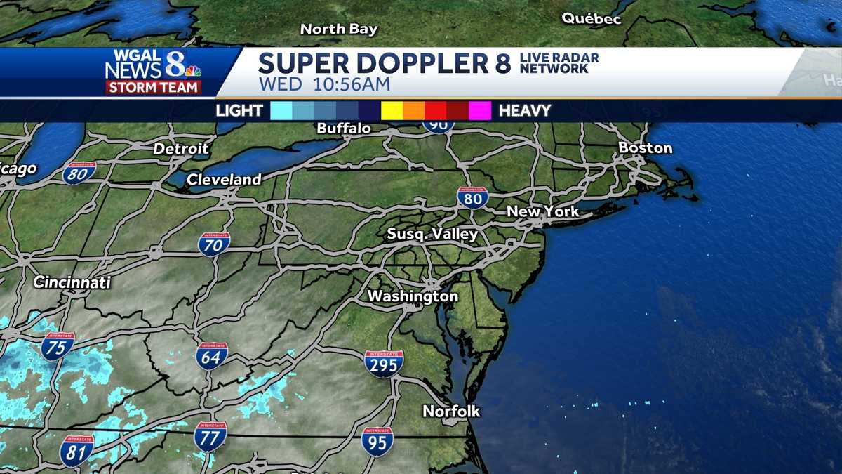Temperatures 10 degrees above average