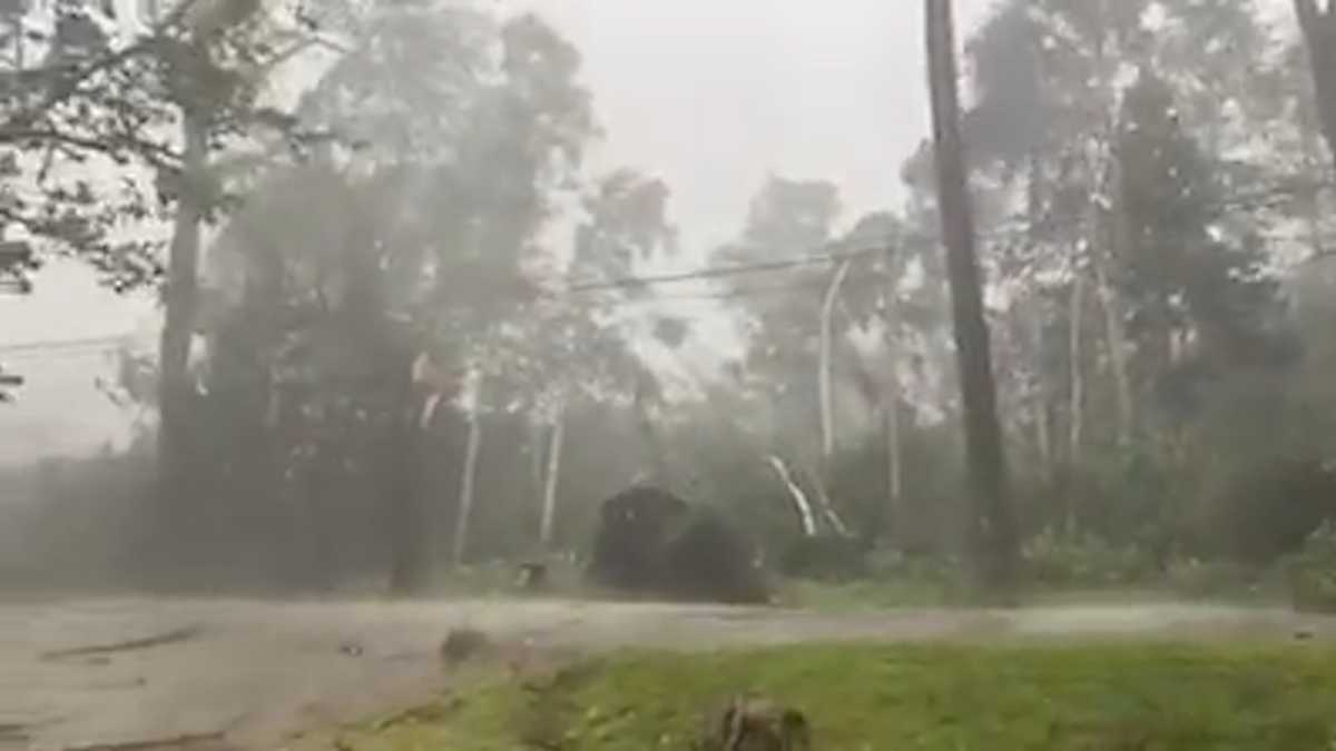 Maine town saw hurricaneforce winds during Wednesday storms