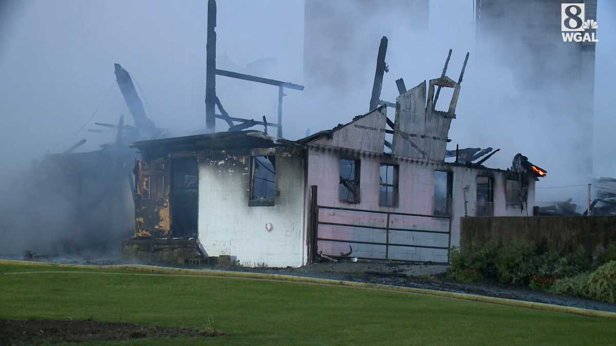 Dozens of crews respond to central Pa. barn fire