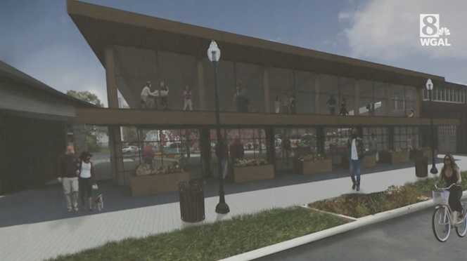 リトルモア　street market rendering-of-new-building-at-