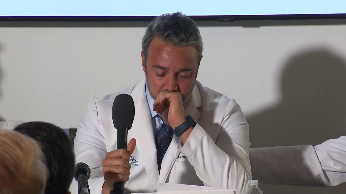 Mass. doctor gets emotional describing historic organ transplant