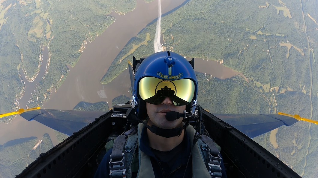 Take a ride with the U.S. Navy Blue Angels over the Kansas City skies