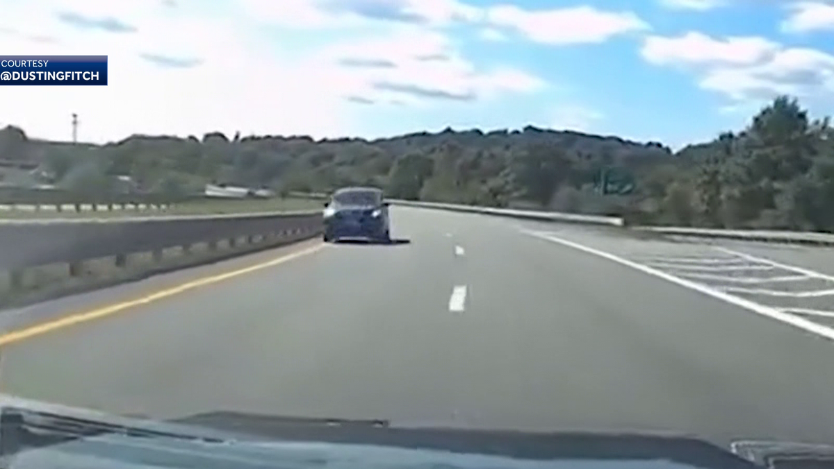 Video shows wrong-way driver on Route 2 before crash