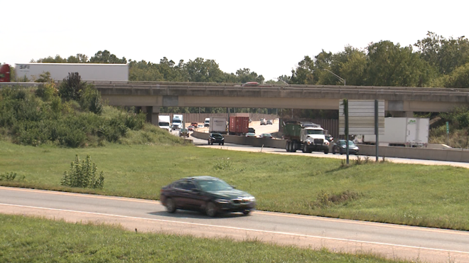 The Route 30/222 interchange in Manheim Township, Lancaster County, which is undergoing a major overhaul.