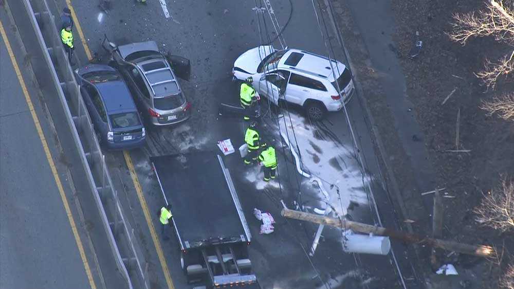 Route 9 crash causes rush hour mess