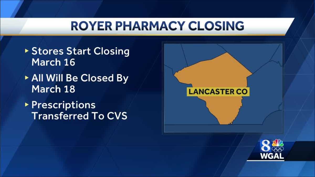 Royer Pharmacy to close its five locations in Lancaster County