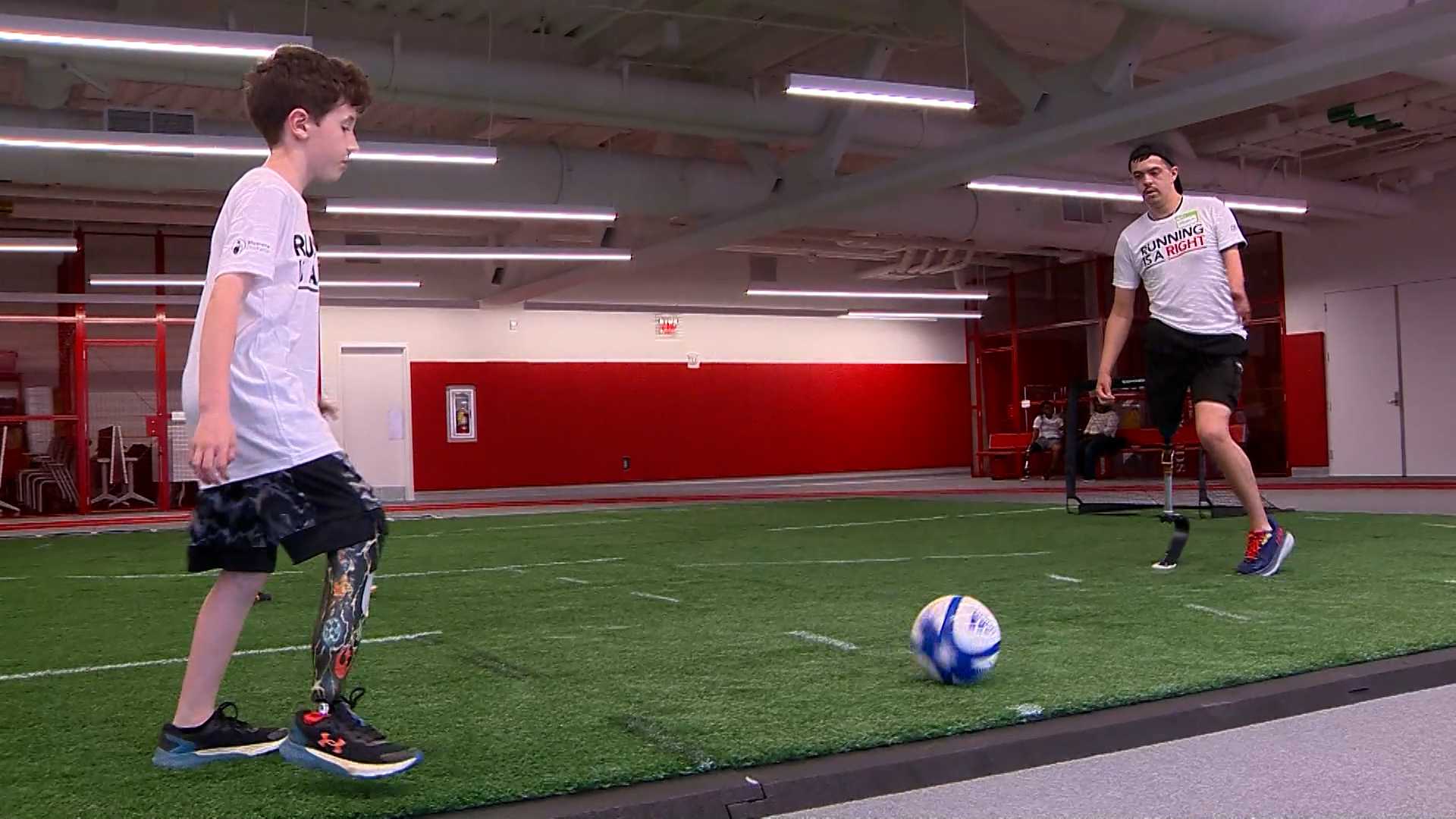 Kids with limb loss fitted for new running blades at Boston event - Vimarsana News