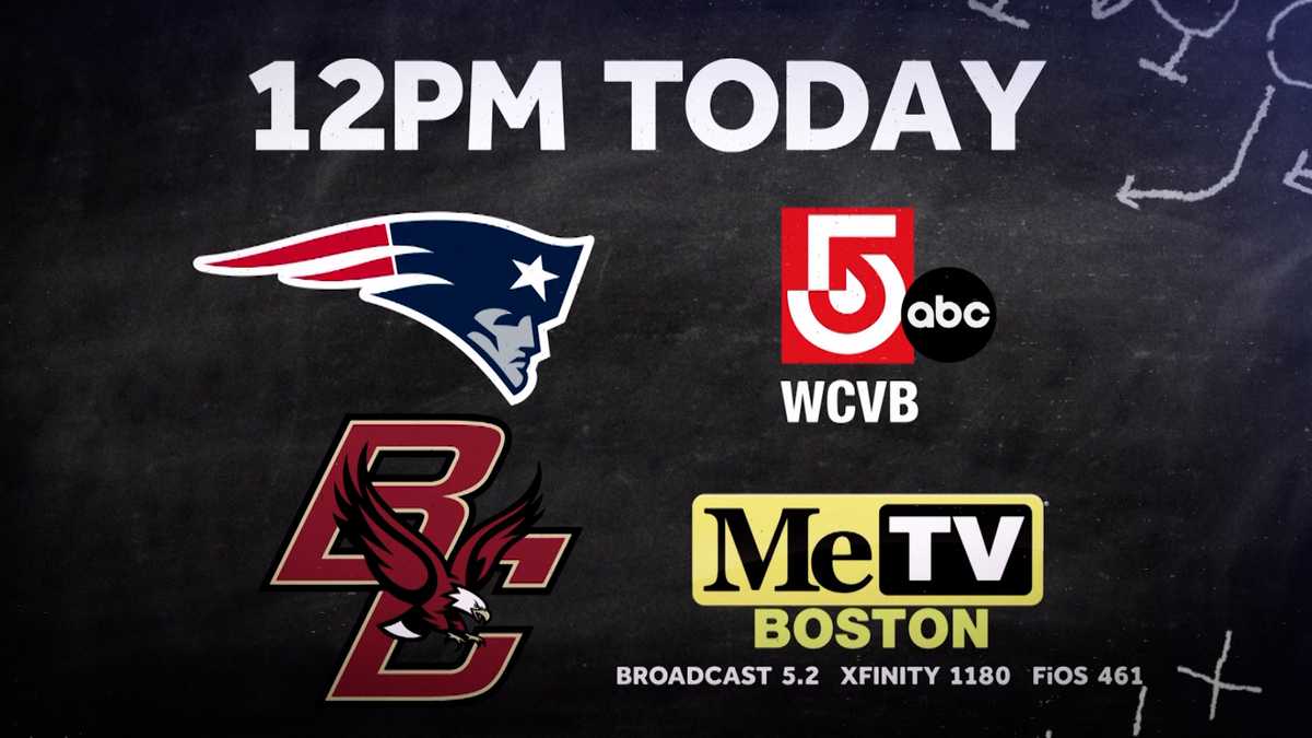 Saturday Football Fanfest today on WCVB Channel 5 and MeTV Boston