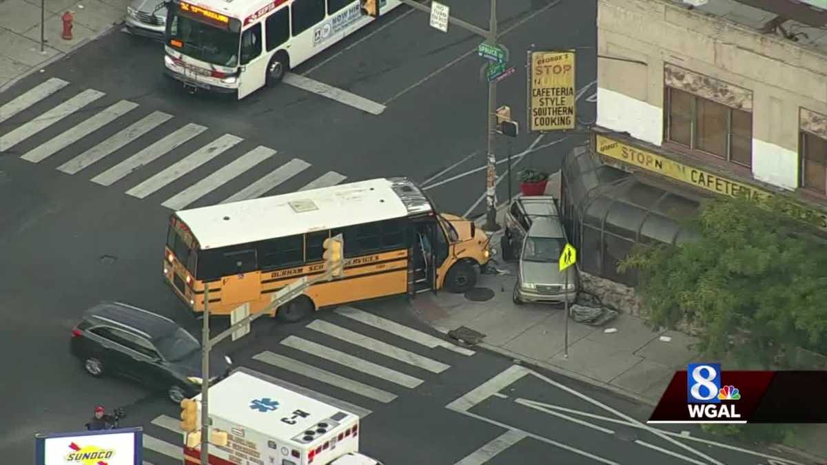 Students injured in bus crash in Philadelphia