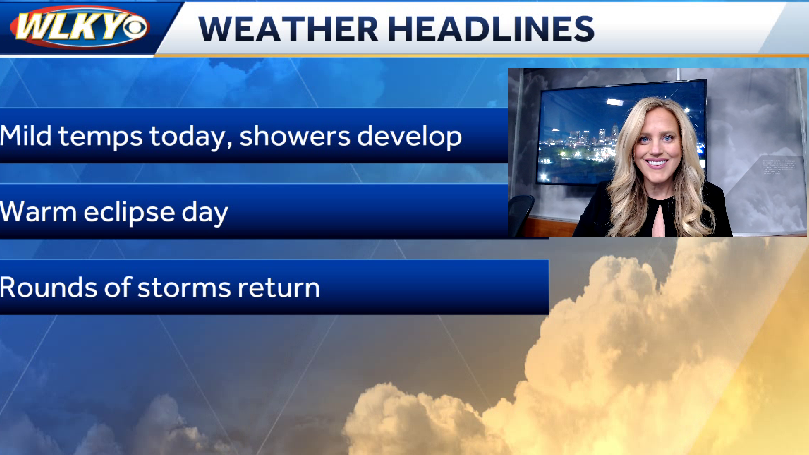 Rain chances return especially late Sunday