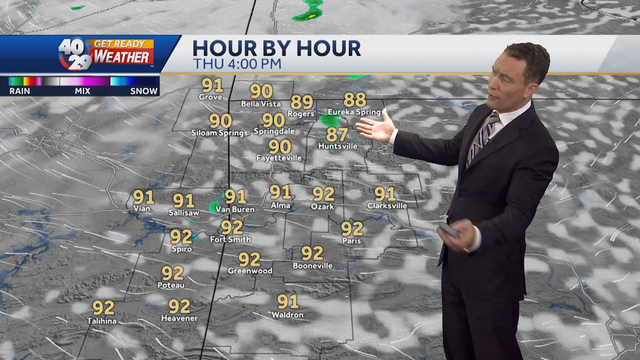 Enjoy the (relative) cool -- it won't last long