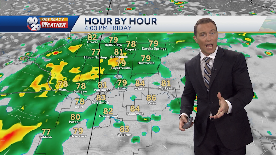 Rain chances get better as we move closer to the weekend