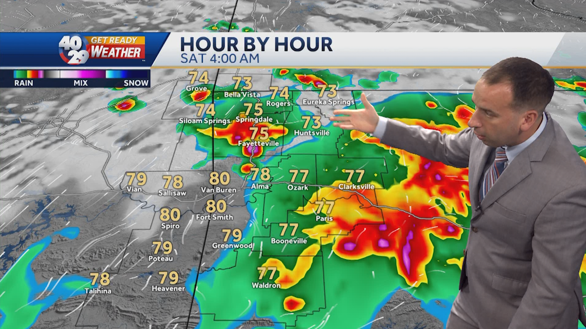 Severe thunderstorms possible tonight