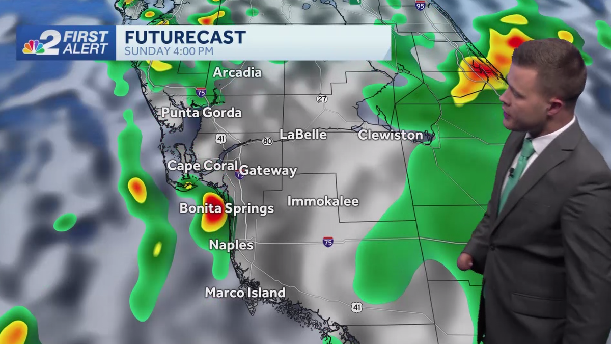 Another round of storms expected for Sunday afternoon in Florida