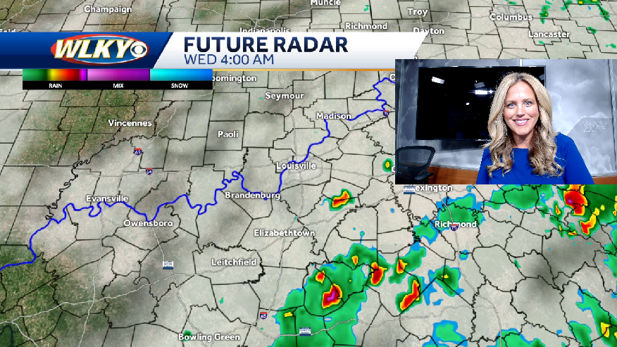 Wednesday: More wet weather on the way