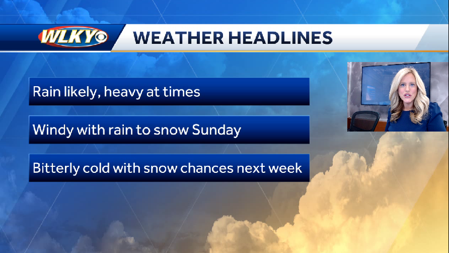 Flood Watch: Heavy rain and then snow chances