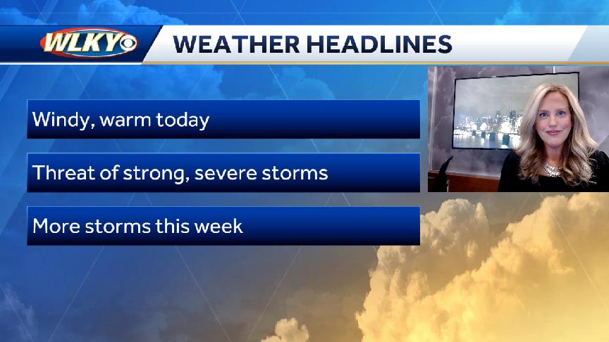 Severe Alert: Strong to severe storms possible Sunday