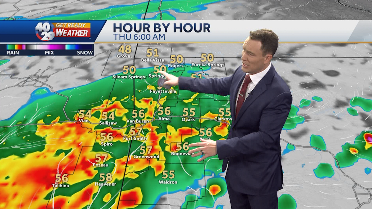 Another round of storms Thursday