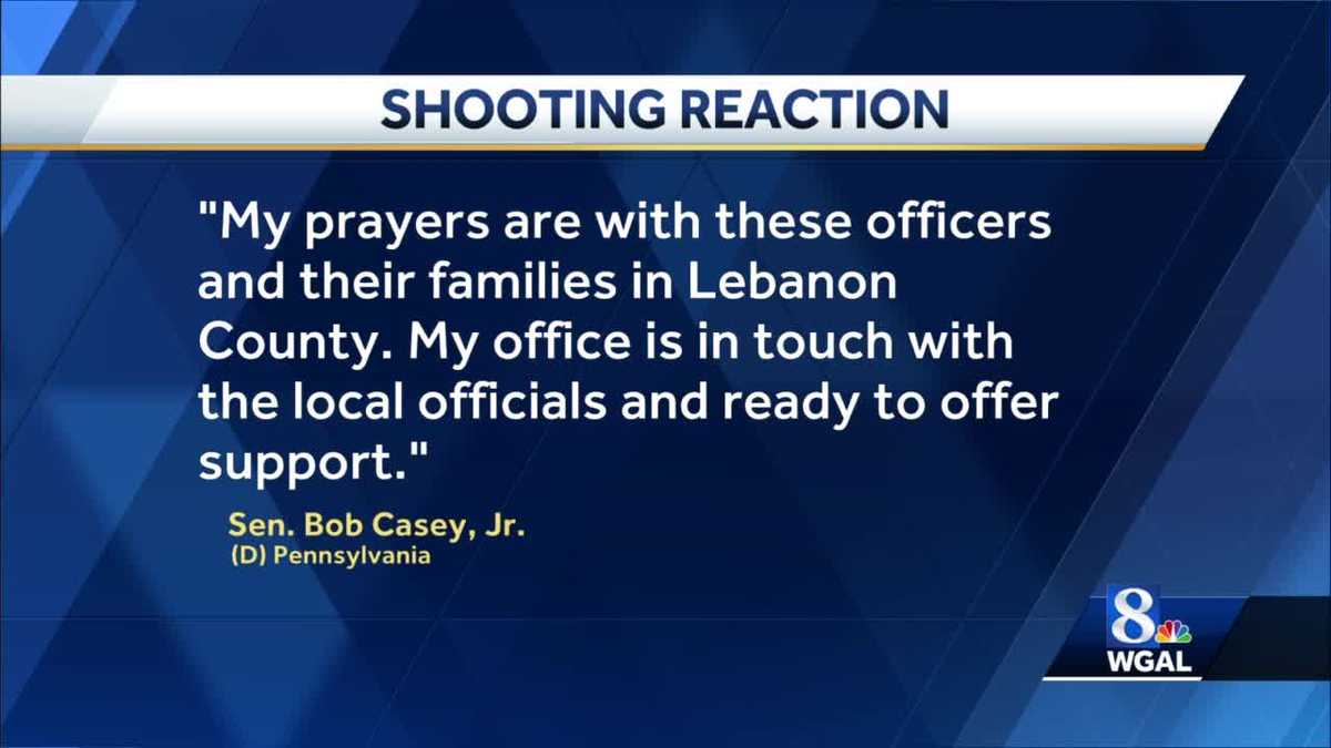 Pennsylvania Sen. Bob Casey statement after three officers are shot – WGAL