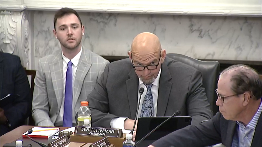 Sen. John Fetterman Chairs First Subcommittee Hearing