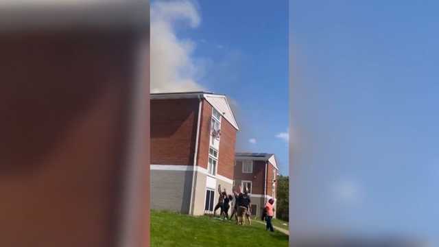 Watch: Baby tossed from window, saved after explosion at Ohio apartment building