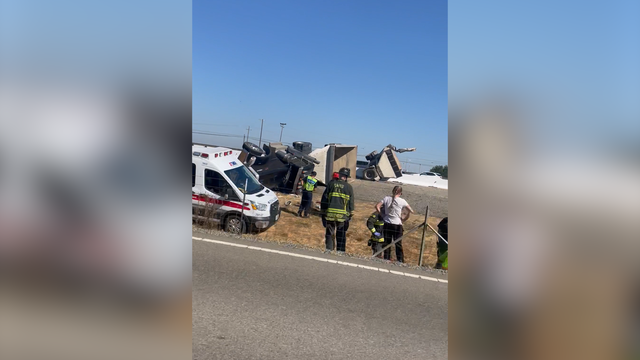 Overturned big rig blocks all lanes on Interstate 80 in Yolo County - Vimarsana News