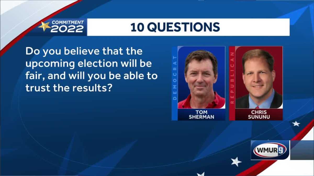 NH governor Sununu, Sherman on election integrity