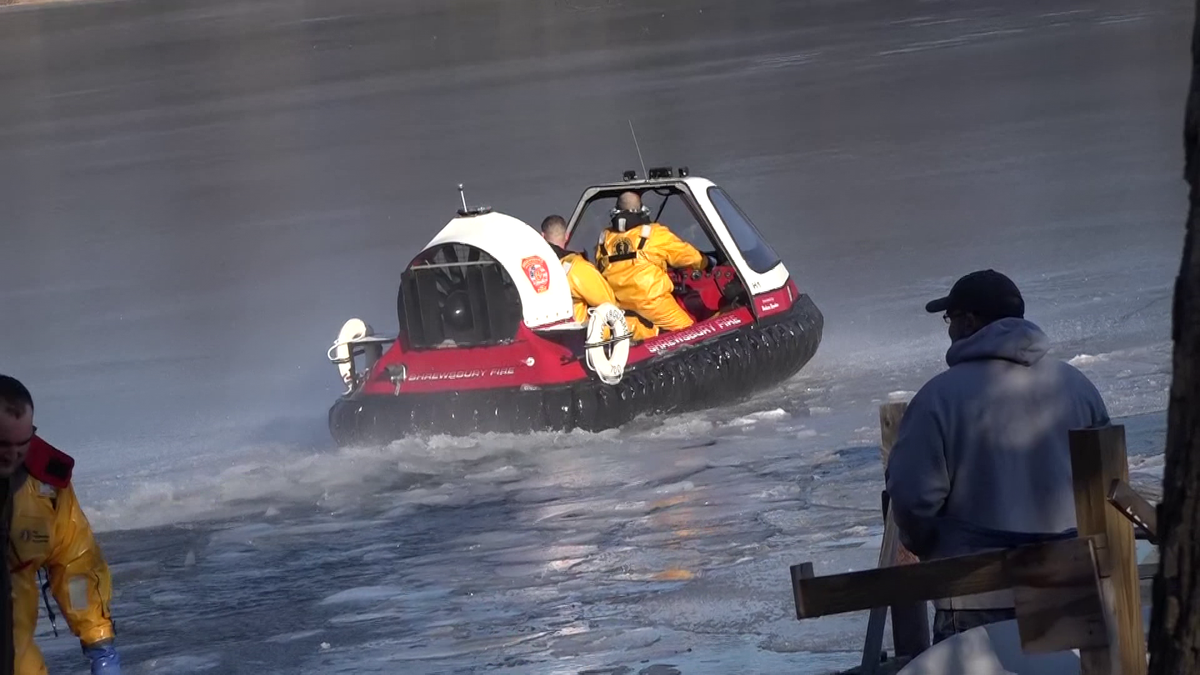 Ice fisherman, good Samaritans rescued after falling into icy pond