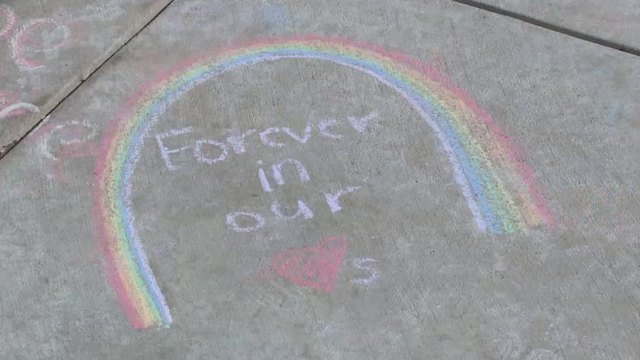 Sidewalk chalk messages offer support following Warwick School District student's death - Vimarsana News